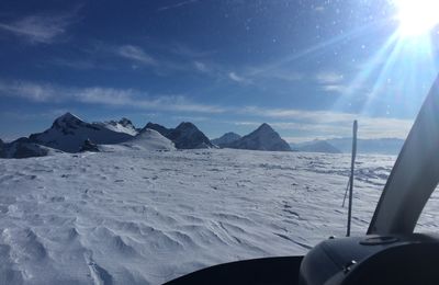 Gletscherflüge Alpen